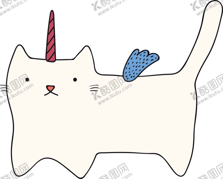 编号：54678709300647472253【酷图网】源文件下载-手绘卡通猫