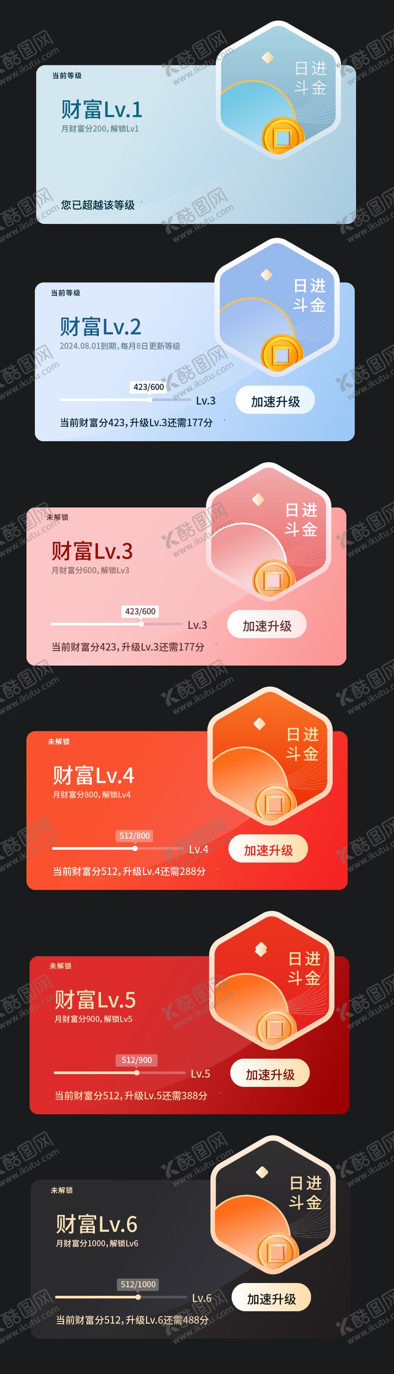 编号：88437702111525089890【酷图网】源文件下载-金融财富徽章VIP卡