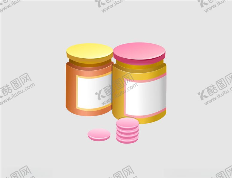编号：17483310060731201830【酷图网】源文件下载-矢量药片药瓶