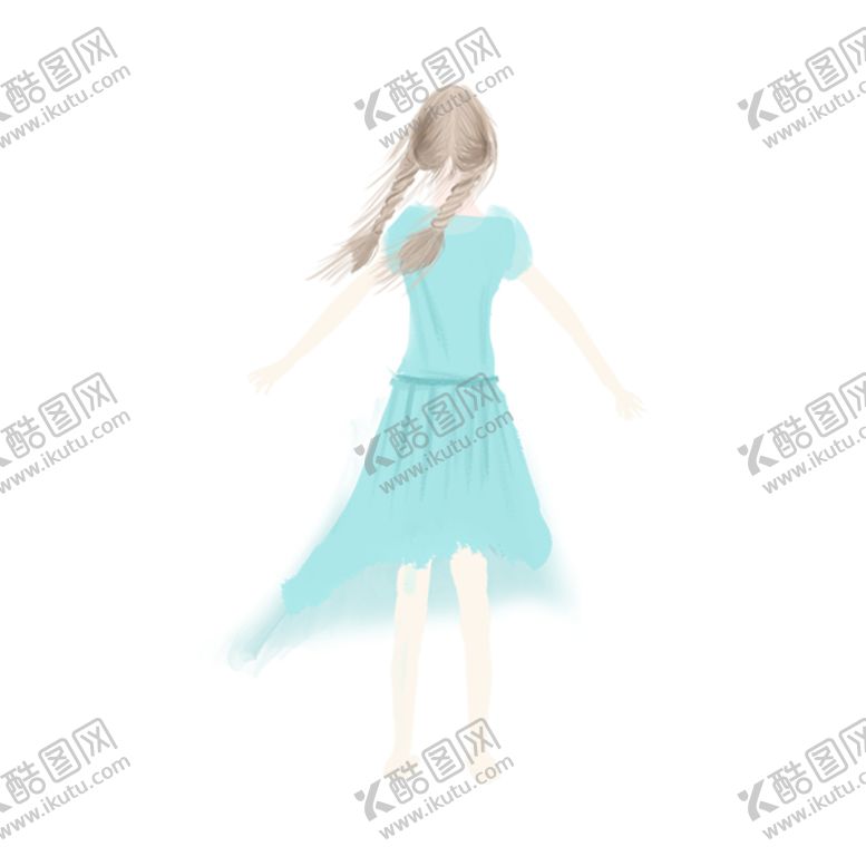 编号：92570504301443544561【酷图网】源文件下载-彩绘人物背影