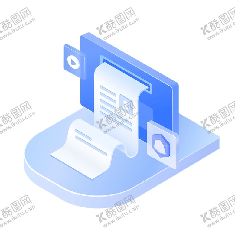 编号：13320902200746144571【酷图网】源文件下载-3D质感科技图标