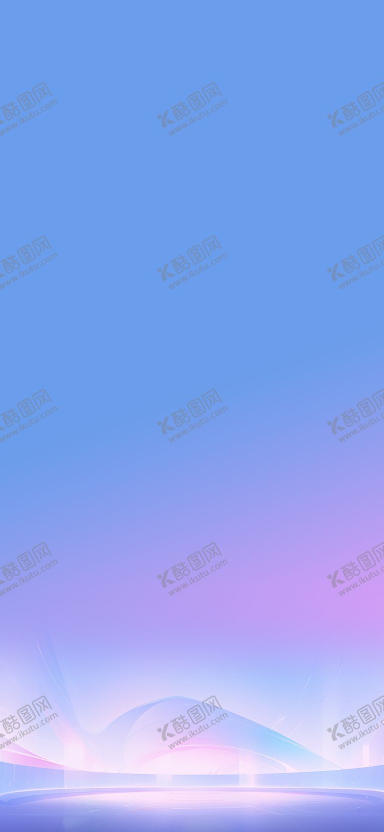 编号：69877112071618516075【酷图网】源文件下载-蓝紫色渐变背景竖图海报清新优雅
