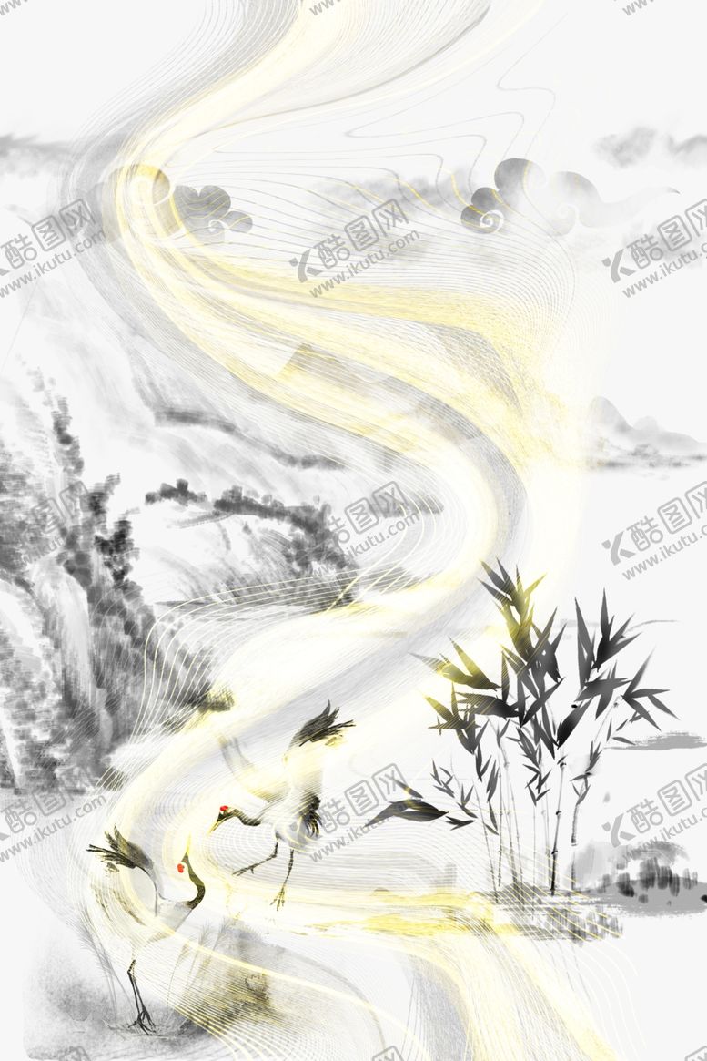 编号：21051605081729079482【酷图网】源文件下载-水墨插画