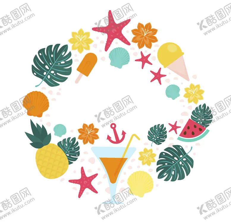 编号：91170406261354112002【酷图网】源文件下载-夏日元素