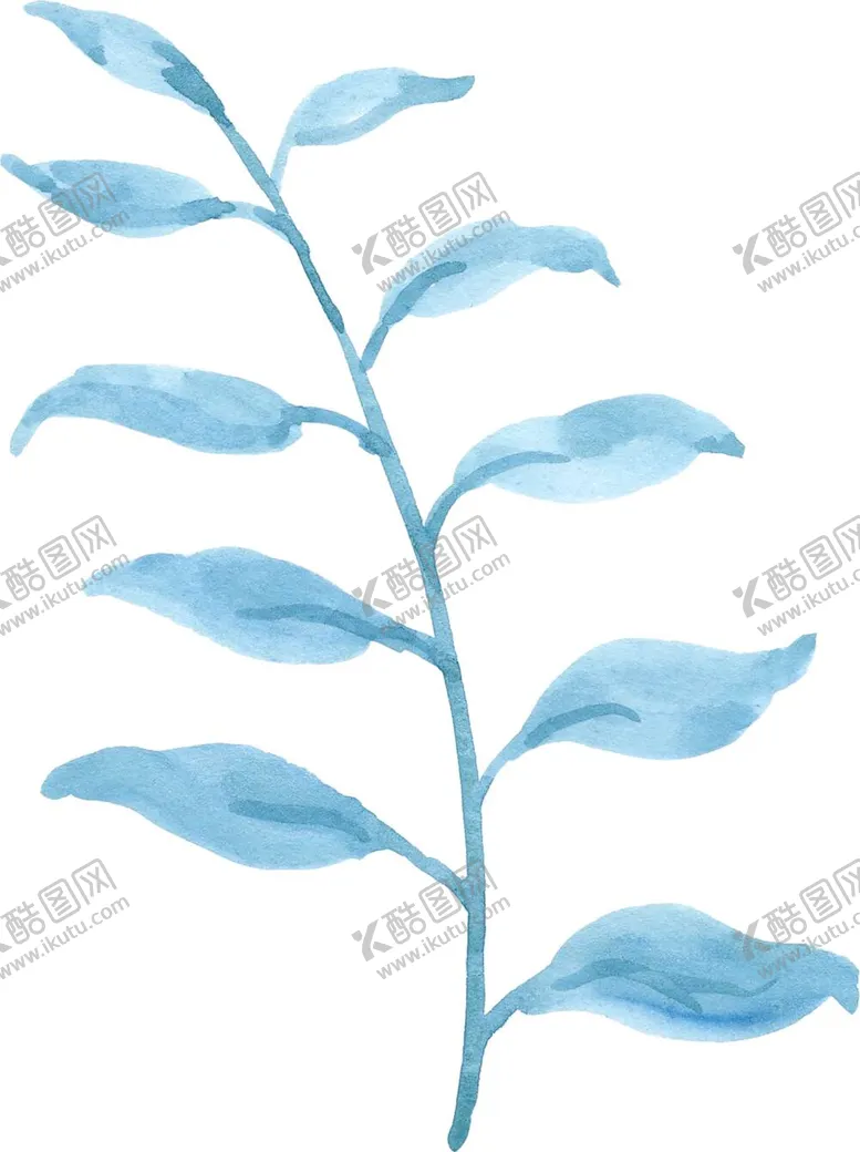编号：91892012052139596521【酷图网】源文件下载-水彩植物