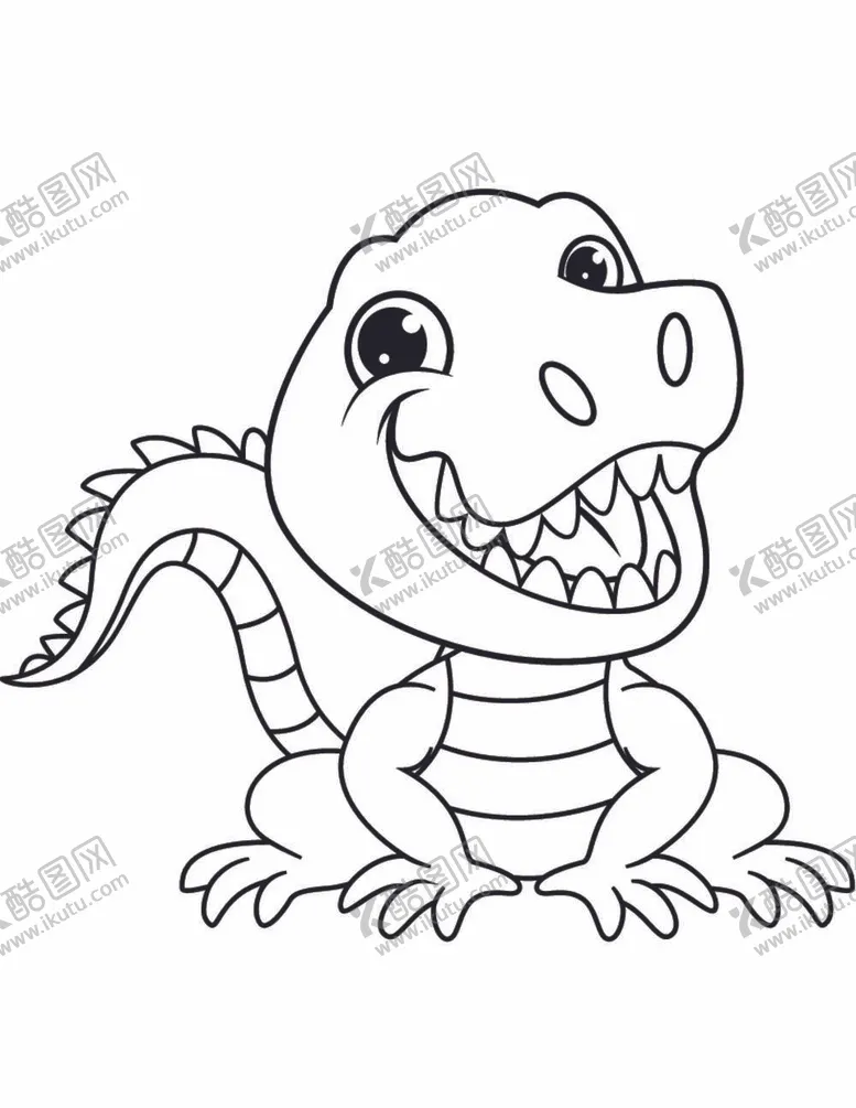 编号：43341212050406064740【酷图网】源文件下载-鳄鱼矢量素材插画