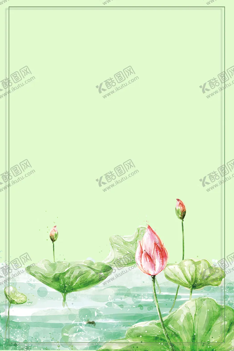 编号：50329609230804100483【酷图网】源文件下载-荷花背景