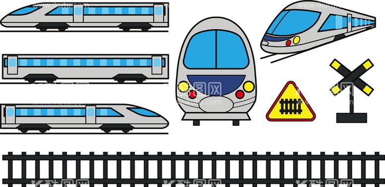 编号：52371809260449555840【酷图网】源文件下载-火车 动车 地铁 