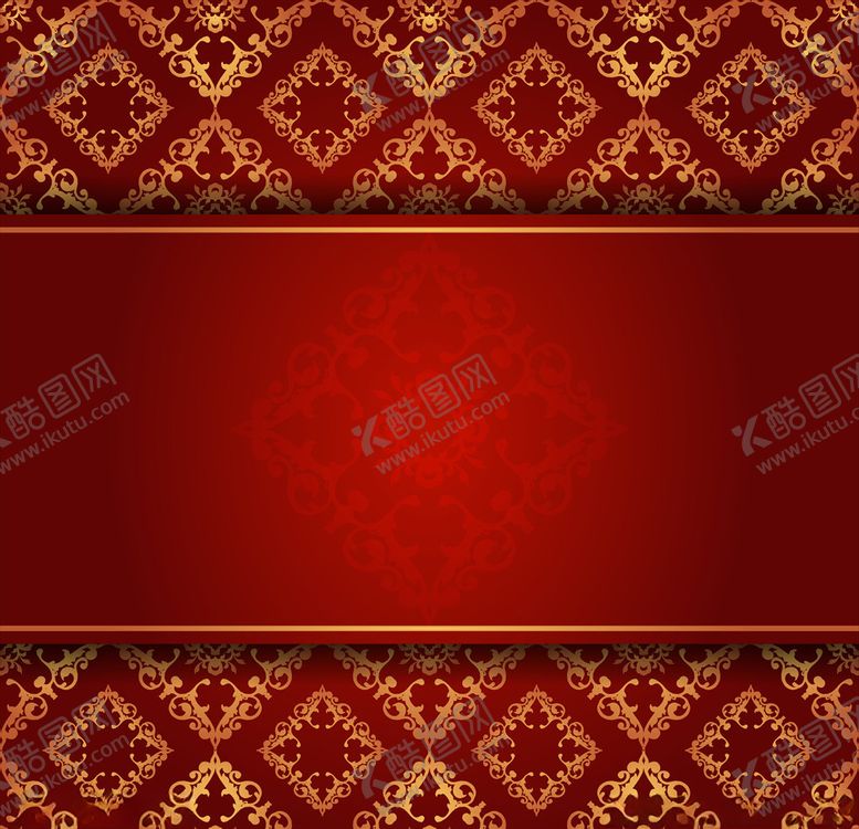 编号：60863610121142135285【酷图网】源文件下载-红色花纹