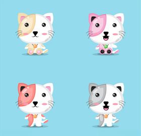 卡通小猫