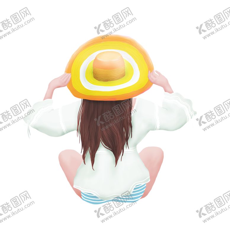 编号：20293607031802472739【酷图网】源文件下载-彩绘人物背影