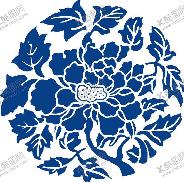 编号：72118904280233338818【酷图网】源文件下载-青花瓷图案