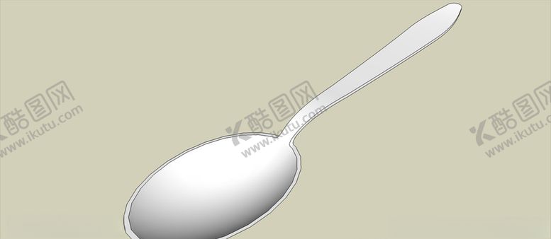 编号：56621009270548291703【酷图网】源文件下载-勺子模型