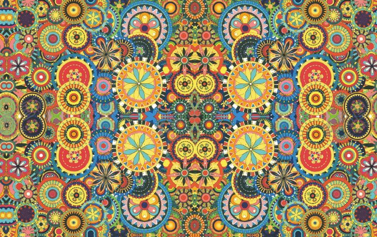 编号：25274209201720225472【酷图网】源文件下载-多彩几何花纹图案