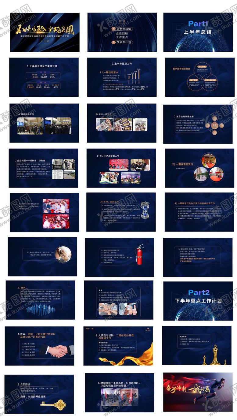 编号：31599912052036009523【酷图网】源文件下载-高端地产年度总结ppt排版