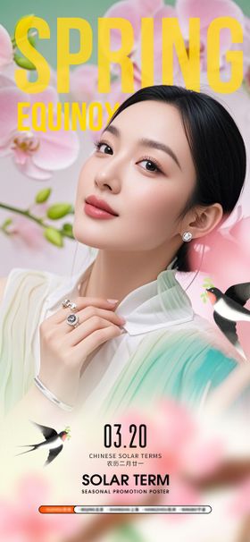 医美春分龙抬头海报