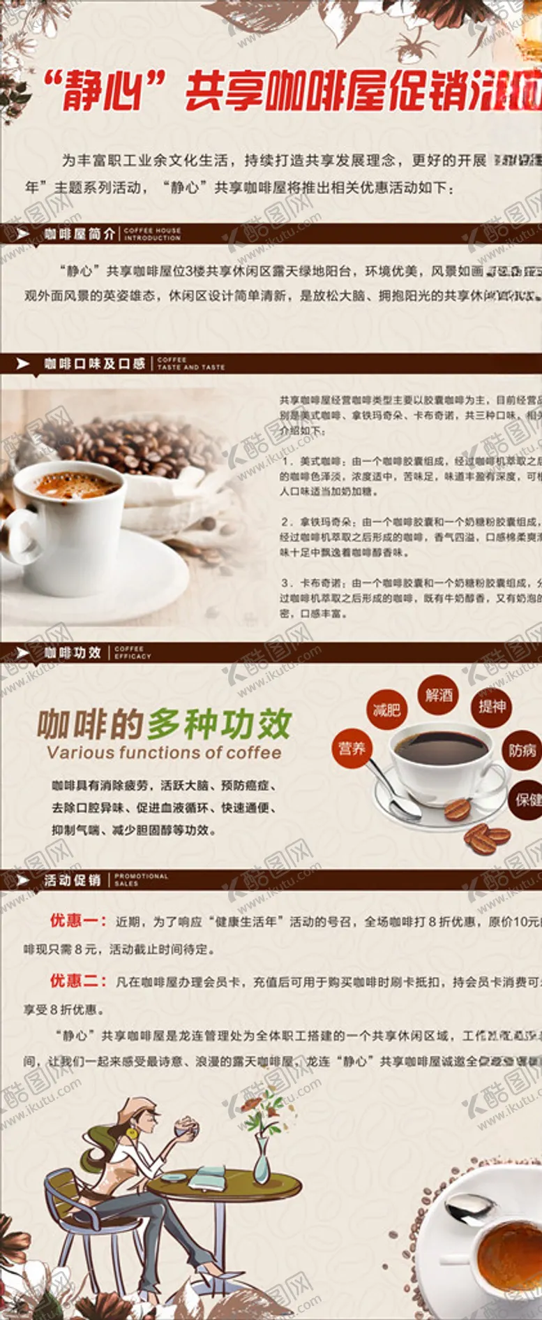 编号：99272106260501027036【酷图网】源文件下载-咖啡屋咖啡介绍优惠