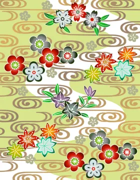 中式古典花纹背景