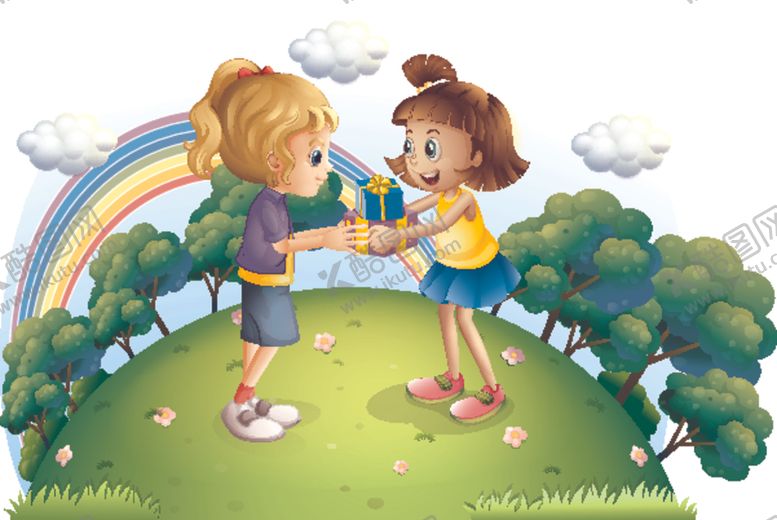 编号：14556609251057422502【酷图网】源文件下载-卡通儿童插画