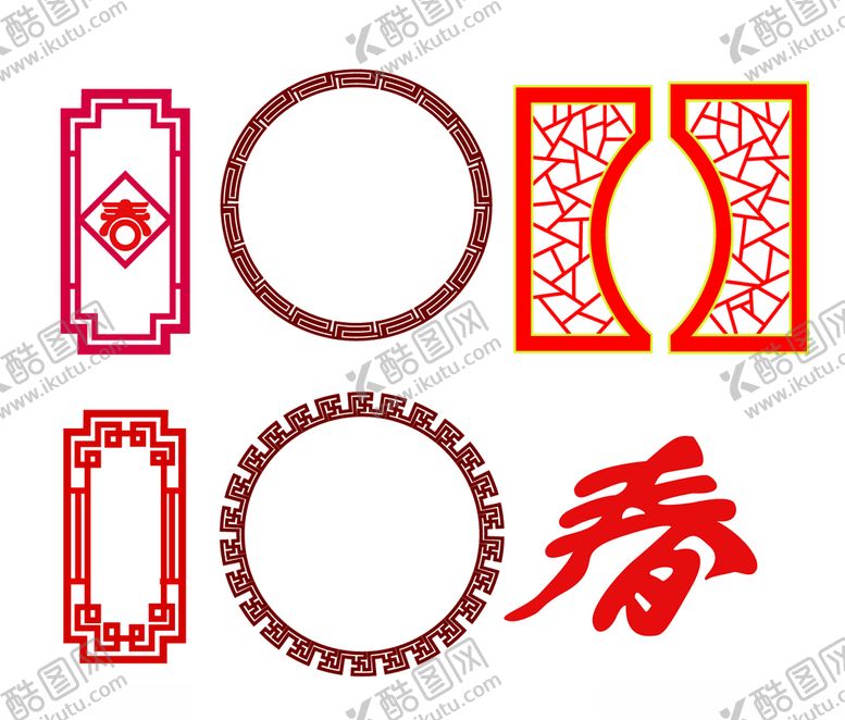 编号：90643409152226029897【酷图网】源文件下载-中国风边框春