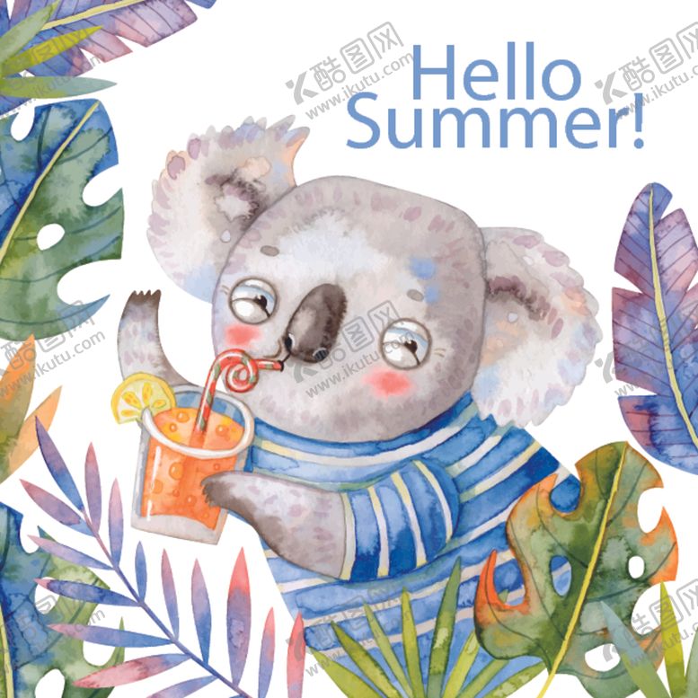 编号：17620910261347257084【酷图网】源文件下载-夏季平面海报模板