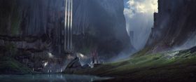 中世纪风格场景插画