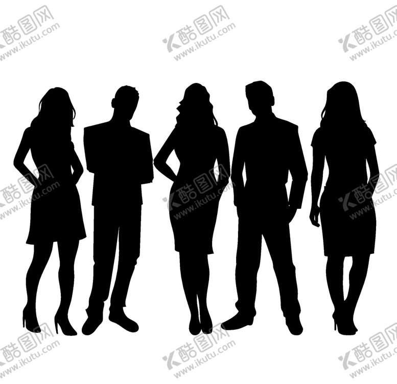 编号：50244409241603297380【酷图网】源文件下载-人物剪影