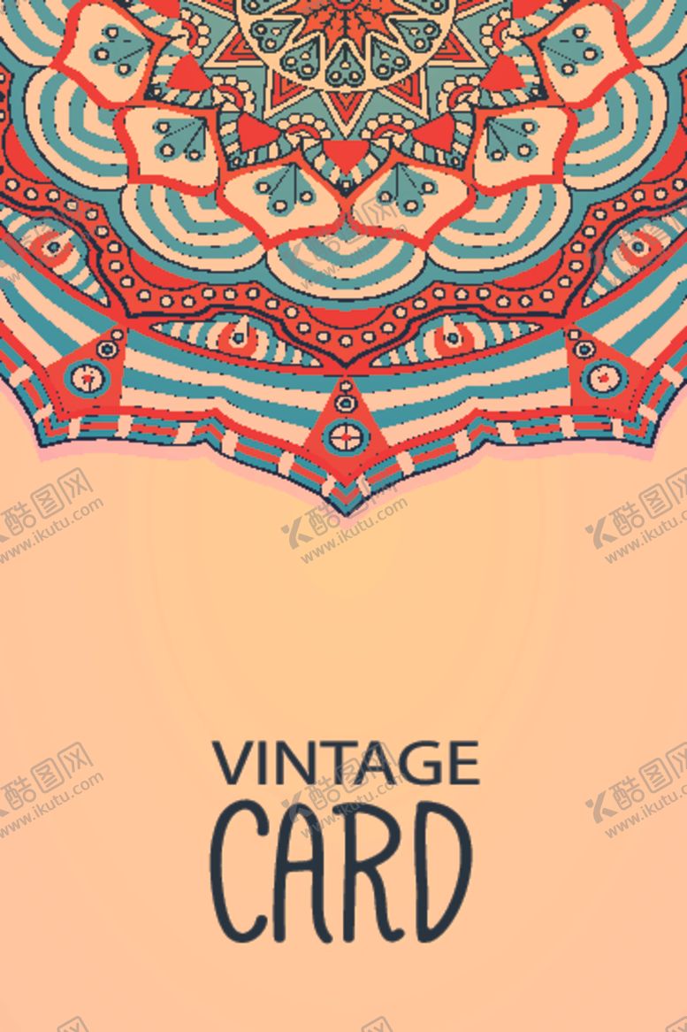 编号：81219410211934202027【酷图网】源文件下载-复古民族花纹图案