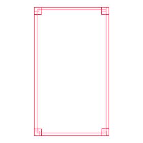 中国风花纹花边边框素材