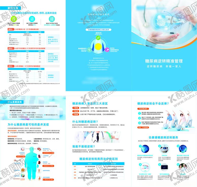 编号：30620711171854211497【酷图网】源文件下载-医疗健康宣传册设计模板