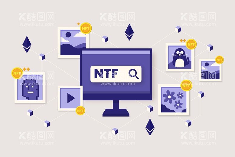 编号：31764911191454454553【酷图网】源文件下载-nft 概念矢量