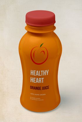 果汁饮料瓶包装效果样机