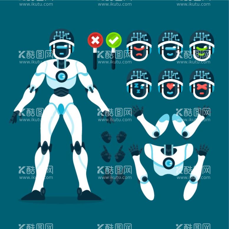 编号：14581012040825284066【酷图网】源文件下载-机器人