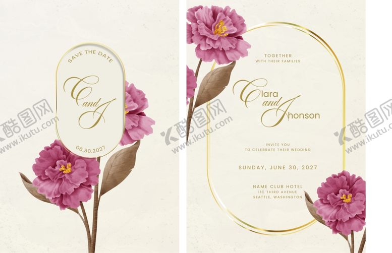 编号：47048610051526217102【酷图网】源文件下载-清新花卉贺卡