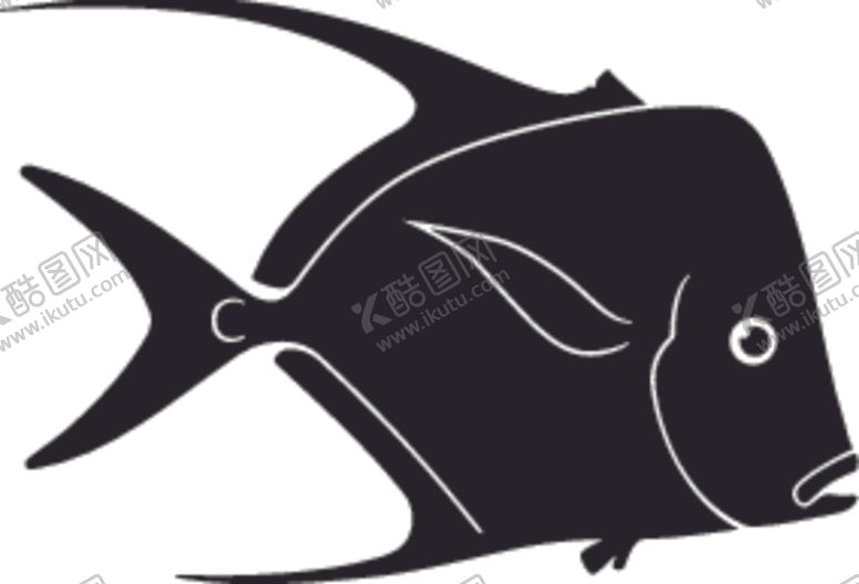 编号：66513610142139503204【酷图网】源文件下载-海洋生物系列海鱼