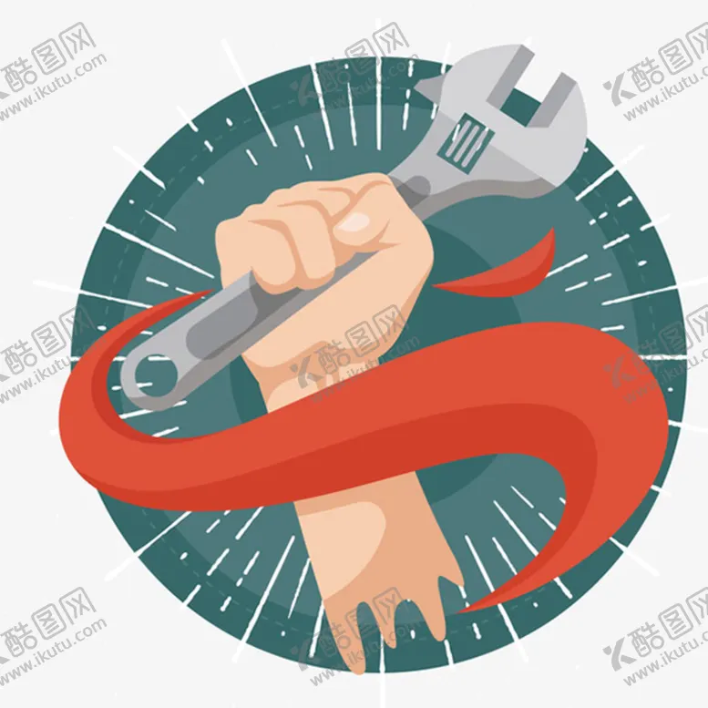 编号：44244310261759407745【酷图网】源文件下载-卡通劳动工具标贴