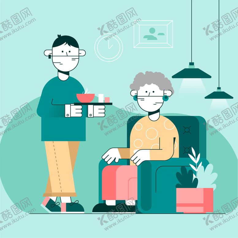 编号：24318010031656428426【酷图网】源文件下载-照顾老人