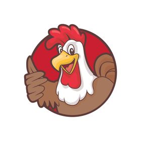 公鸡图标企业logo绿色logo简约花纹