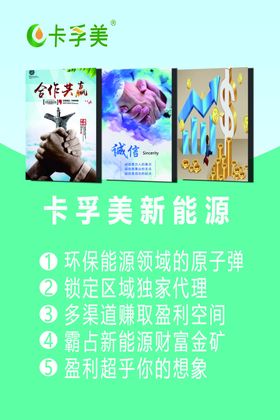 新型绿色环保节能能源海报
