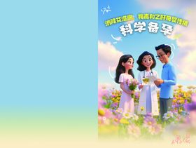 备孕不孕科普海报