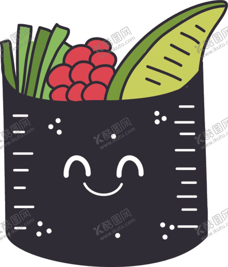 编号：48511309280418589057【酷图网】源文件下载-卡哇伊美食