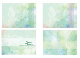 清新水彩风格背景图案