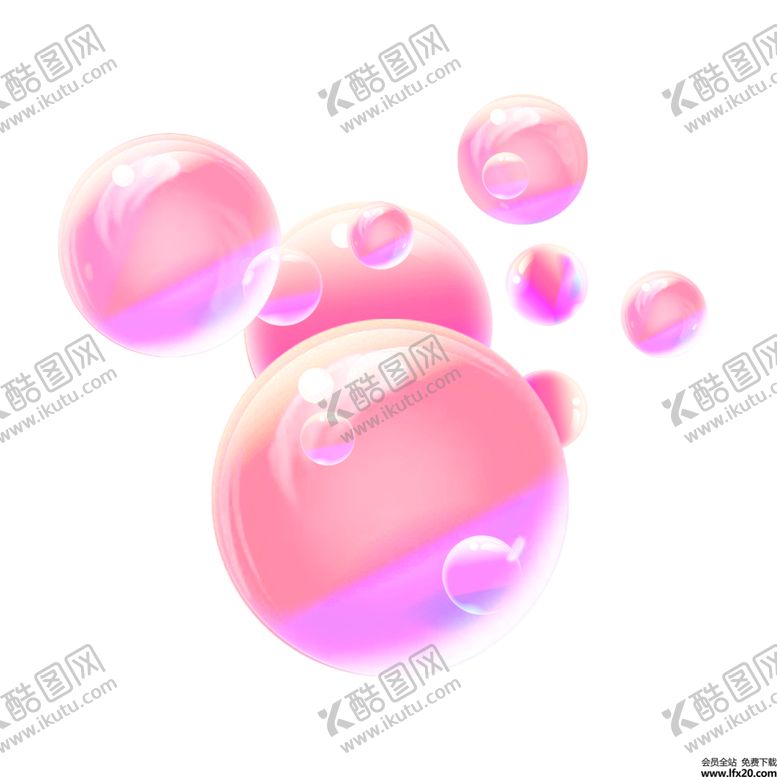 编号：56268607011558293167【酷图网】源文件下载-彩色透明肥皂泡气泡水泡泡泡元素