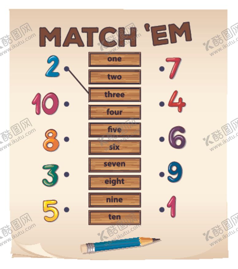 编号：87695509251951532809【酷图网】源文件下载-英文配对游戏