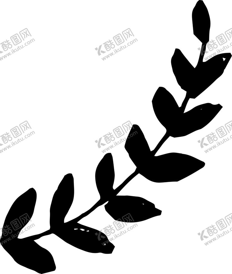 编号：34663409130032421408【酷图网】源文件下载-手绘植物枝干