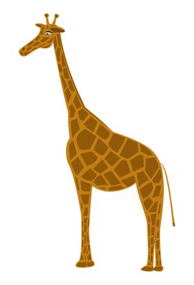长颈鹿免抠