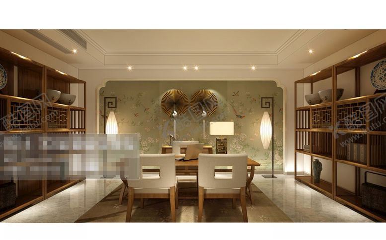 编号：32537111011644497887【酷图网】源文件下载-书房空间