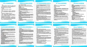 食品公司制度牌