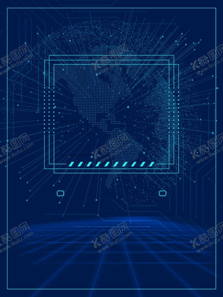 编号：68058609091546291737【酷图网】源文件下载-商务科技点阵背景