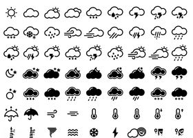 天气温度图标